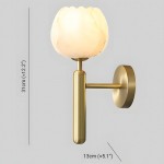 Reedway Farmhouse Alabaster Flower Wall Sconce Reedway Farmhouse Alabaster Flower Wall Sconce