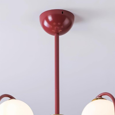 Mian Modern Curve Glass Globe Chandelier Mian Modern Curve Glass Globe Chandelier