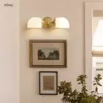 Valor Rustic Metal Double White Glass Wall Sconce