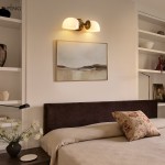 Valor Rustic Metal Double White Glass Wall Sconce