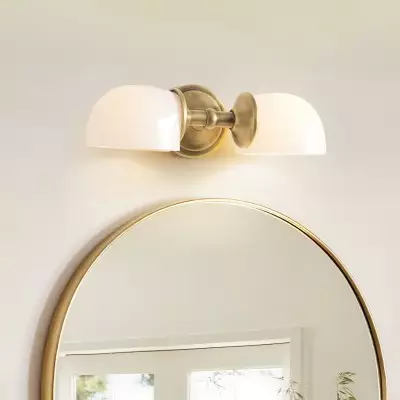 Valor Rustic Metal Double White Glass Wall Sconce Valor Rustic Metal Double White Glass Wall Sconce
