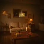 Roslyn Retro Stained Ribbed Glass Pendant Light