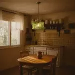 Roslyn Retro Stained Ribbed Glass Pendant Light