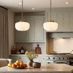 Kronle Schoolhouse Milky White Glass Pendant Light