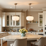 Kronle Schoolhouse Milky White Glass Pendant Light