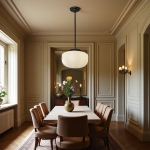 Kronle Schoolhouse Milky White Glass Pendant Light