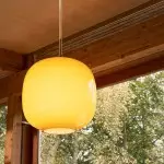Kronle Schoolhouse Milky White Glass Pendant Light