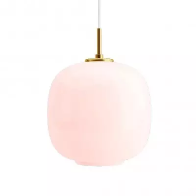 Louis Cream Stained Glass Globe Pendant Light