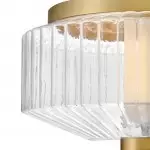 Ellsworth Farmhouse Ribbed Glass Semi Flush Mount Ceiling Light