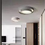 Melady Nordic Irregular Double-Layer Circular Ceiling Light