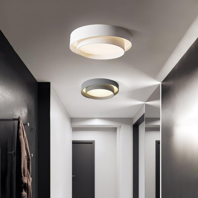 Melady Nordic Irregular Double-Layer Circular Ceiling Light Melady Nordic Irregular Double-Layer Circular Ceiling Light