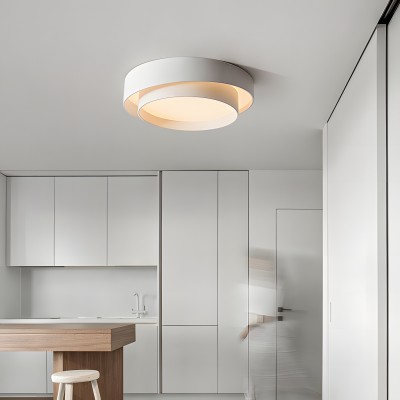 Melady Nordic Irregular Double-Layer Circular Ceiling Light Melady Nordic Irregular Double-Layer Circular Ceiling Light