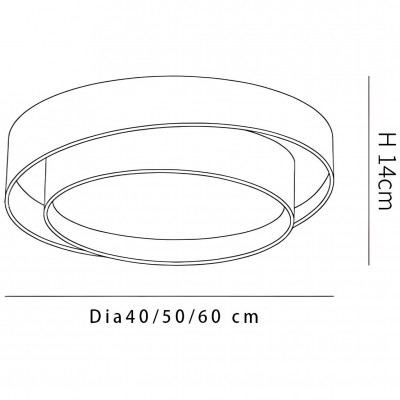 Melady Nordic Irregular Double-Layer Circular Ceiling Light Melady Nordic Irregular Double-Layer Circular Ceiling Light