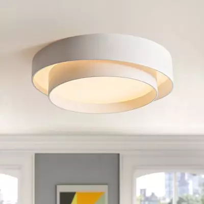 Melady Nordic Irregular Double-Layer Circular Ceiling Light Melady Nordic Irregular Double-Layer Circular Ceiling Light