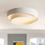 Jovani Farmhous Fluted Resin Drum Ceiling Light