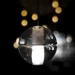Scandinavian Glass Globe Cluster Staircase Chandelier Scandinavian Glass Globe Cluster Staircase Chandelier