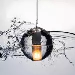 Scandinavian Glass Globe Cluster Staircase Chandelier Scandinavian Glass Globe Cluster Staircase Chandelier