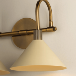 Chavis Rustic Metal Sand Cone Wall Light