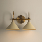 Chavis Rustic Metal Sand Cone Wall Light