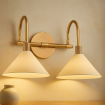 Chavis Rustic Metal Sand Cone Wall Light