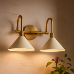 Chavis Rustic Metal Sand Cone Wall Light