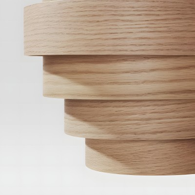 Emmeline Nordic Wood Multi Layer Pendant Light Emmeline Nordic Wood Multi Layer Pendant Light
