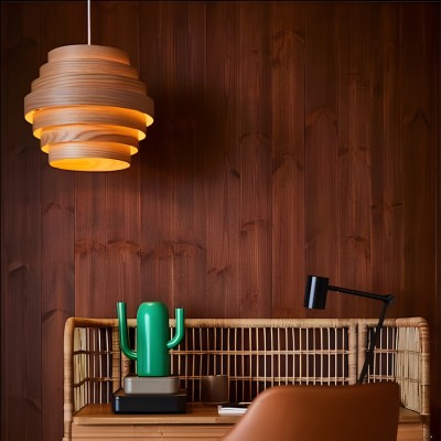Emmeline Nordic Wood Multi Layer Pendant Light Emmeline Nordic Wood Multi Layer Pendant Light
