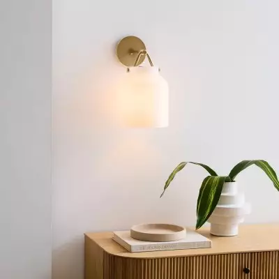 Drilon Nordic Minimalist Morandi Matte Metal Wall Sconce