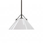 Eny Farmhouse Conical Opal Glass Pendant Light