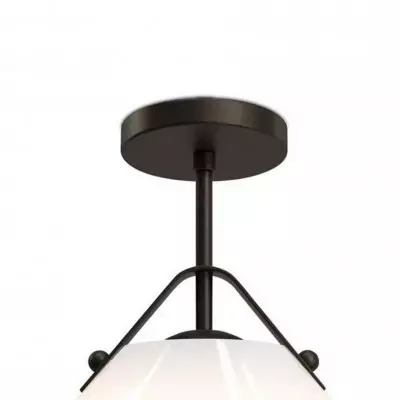 Eny Farmhouse Conical Opal Glass Pendant Light