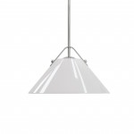 Eny Farmhouse Conical Opal Glass Pendant Light