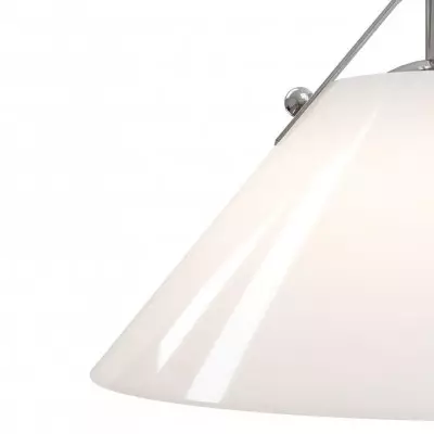 Eny Farmhouse Conical Opal Glass Pendant Light
