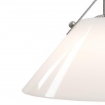 Eny Farmhouse Conical Opal Glass Pendant Light