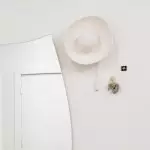 Rosman ‎Minimalist Bowl Matte White Glass Flush Mount Sconce