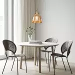 Ivana Retro Copper and Glass Tulip Pendant Light