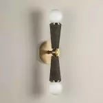 Daxi Nordic Cylindrical Slate Grey Cork Up Down Wall Sconce