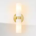 Daxi Nordic Cylindrical Slate Grey Cork Up Down Wall Sconce