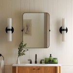 Sinclair Minimalist Glass Double Short Wall Light