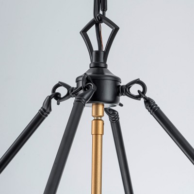 Merrick Metal Lantern Round Glass Chandelier Merrick Metal Lantern Round Glass Chandelier