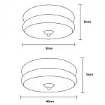 Mehar Art Deco LED Vintage Ceiling Light