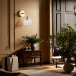 Musara Minimalist Glass Shade Wall Light