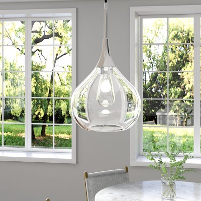 Clarke Minimalist Teardrop Glass Pendant Light Clarke Minimalist Teardrop Glass Pendant Light