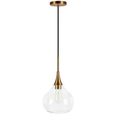 Clarke Minimalist Teardrop Glass Pendant Light Clarke Minimalist Teardrop Glass Pendant Light