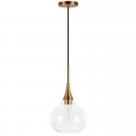 Clarke Minimalist Teardrop Glass Pendant Light