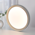 Arnold Minimalist Round Led Fluted Concrete Ceiling Light Arnold Minimalist Round Led Fluted Concrete Ceiling Light