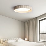 Arnold Minimalist Round Led Fluted Concrete Ceiling Light Arnold Minimalist Round Led Fluted Concrete Ceiling Light
