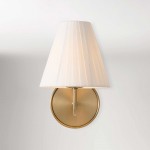 Eoslyn Farmhouse Linen Arc Wall Sconce
