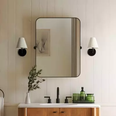 Eoslyn Farmhouse Linen Arc Wall Sconce Eoslyn Farmhouse Linen Arc Wall Sconce