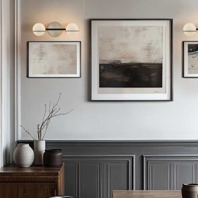 Archer Modern Multiple Heads Glass Wall Light Archer Modern Multiple Heads Glass Wall Light