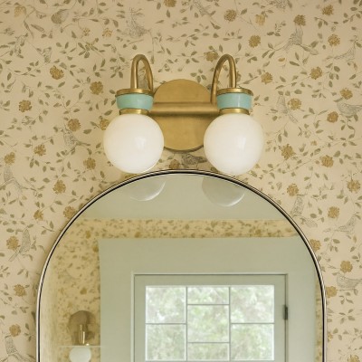 Theodore Vintage Opal Glass Wall Sconce Theodore Vintage Opal Glass Wall Sconce